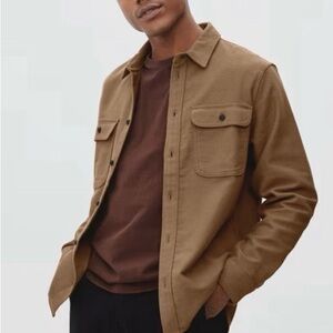 Everlane Cotton Men's Brown Heavyweight Over Shirt /Jacket